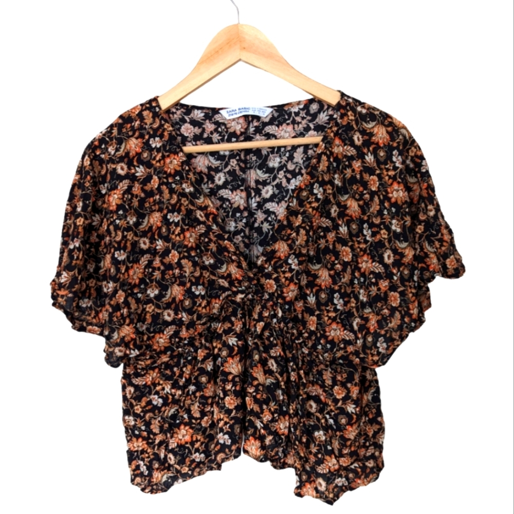 Zara Floral Blouse